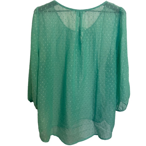 UmGee sheer boho top EUC size 1XL - Picture 5 of 8